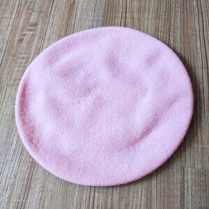 J.Crew Navy Italian Wool Beret pink